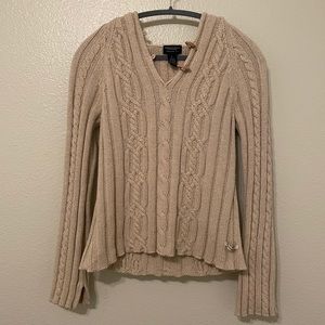 American Eagle Outfitters Hooded Knit Sweater